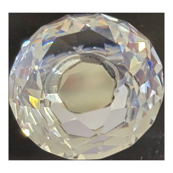 NEW BINO Sparkly Faceted Crystal Drawer Door Knob Pull Set 6 Pieces 1.125" Dia - Picture 2 of 6